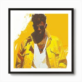 Yellow Jacket Art Print