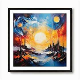 Abstract Art Spiritual Absteraction Art Print