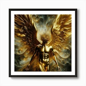 Golden Angel 6 Art Print