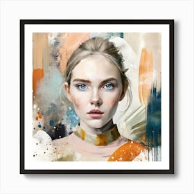 Portrait Of A Woman 4 Art Print