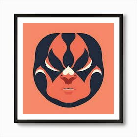 Face Of A Warrior Art Print