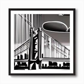 San Francisco Bridge Art Print