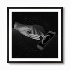 Black Hole Art Print