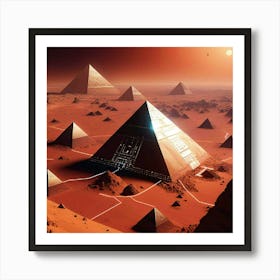 Pyramids  Art Print