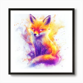 Fox Painting 3 Art Print