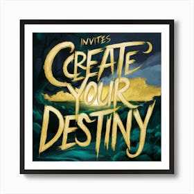 Create Your Destiny Art Print