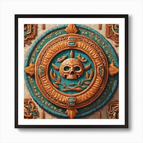 Aztec Art Art Print