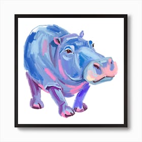 Hippopotamus 12 Art Print