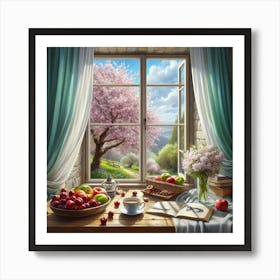 Cherry Blossoms Art Print