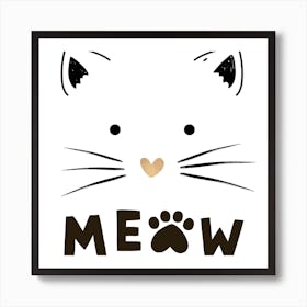 Meoww Art Print