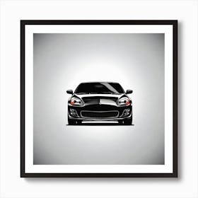 Black Sports Car 1 Art Print