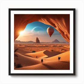 the Uneverse Sahara Moroco Art Print