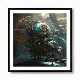 Steampunk Art Art Print