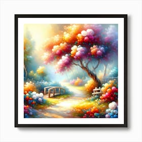 Tree In The Forest Art Print