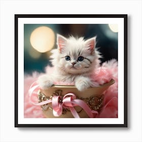 Cute Kitten Art Print