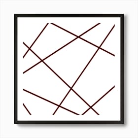 Abstract Pattern Of Lines Art Print