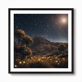 Starry Night Art Print