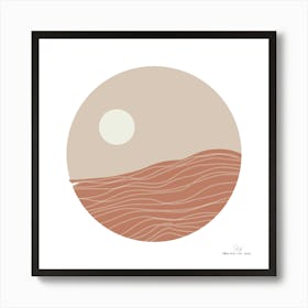 Sand.A fine artistic print that decorates the place. Art Print