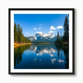 Reflection Lake, Banff National Park Art Print