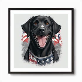 Black Labrador Retriever 2 Art Print