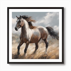 Horse Painting 2 Art Print