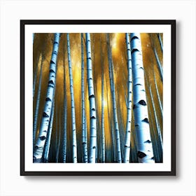 Birch Forest 83 Art Print