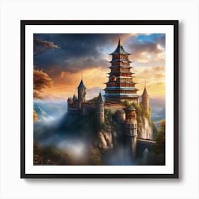 Fantasy Castle 3 Art Print