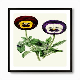 Pansies (1852 1861) Art Print