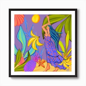 Tropicana Dance Art Print