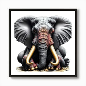 Wild Animal Illustration 27 Art Print