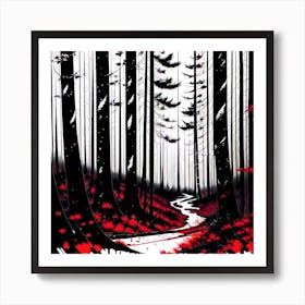 Forest Path 43 Art Print