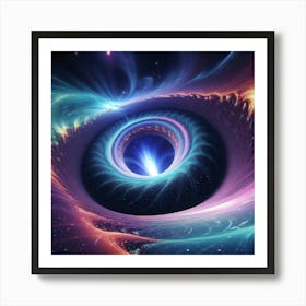 Black Hole Art Print