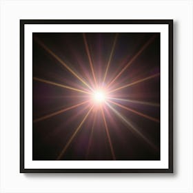 Rays Of Light Art Print