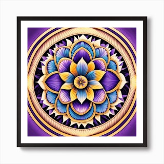 Mandala 42: Geometric Cross Stitch Pattern