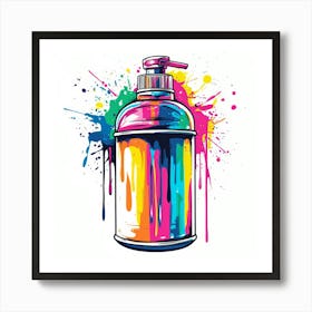 Design Pop Culture Inspired Spray Paint 1 Art Print