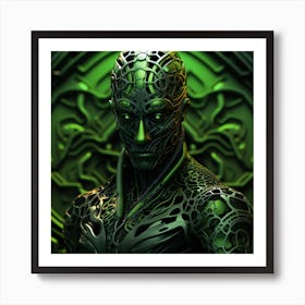 Green machines Art Print