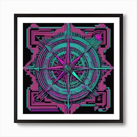 Compass Art Print