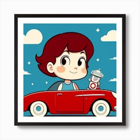 Classic Car 4 Art Print