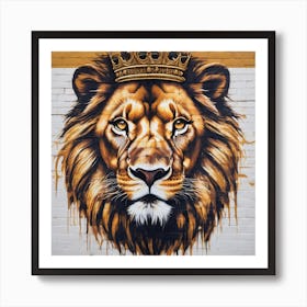 Lion Head Art Print