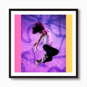 Grease Dancing Scene Art Print Art Print