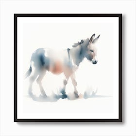 Donkey Canvas Print 1 Art Print