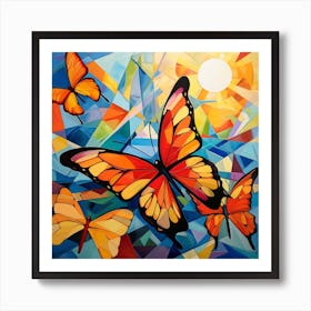 Butterflies In The Sun Art Print