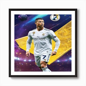 Ronaldo Soccer Player Art Print