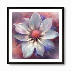 Dahlia Flower Art Print