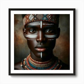 African Woman Portrait Art Print