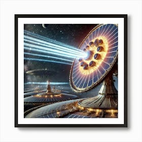 Solar Energy Collector Arrays Art Print