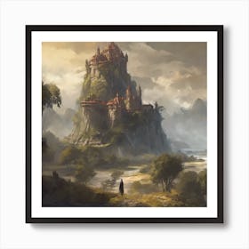 Fantasy Castle 65 Art Print