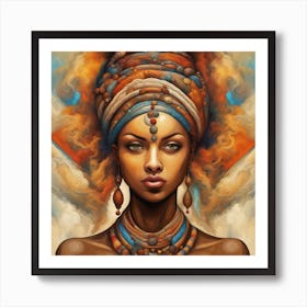 African Woman Art Print