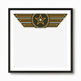 Us Air Force Star Badge Poster