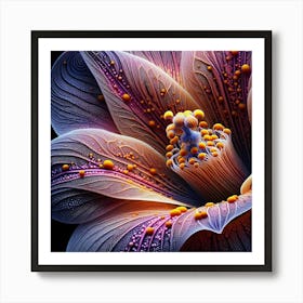 Abstract Flower Art Print